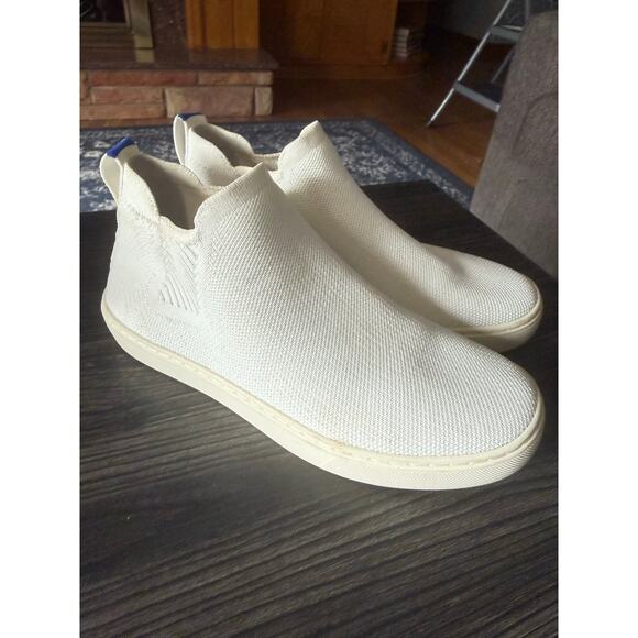 Rothy's The Chelsea Boot in White Sz. 7.5 - Picture 2 of 10